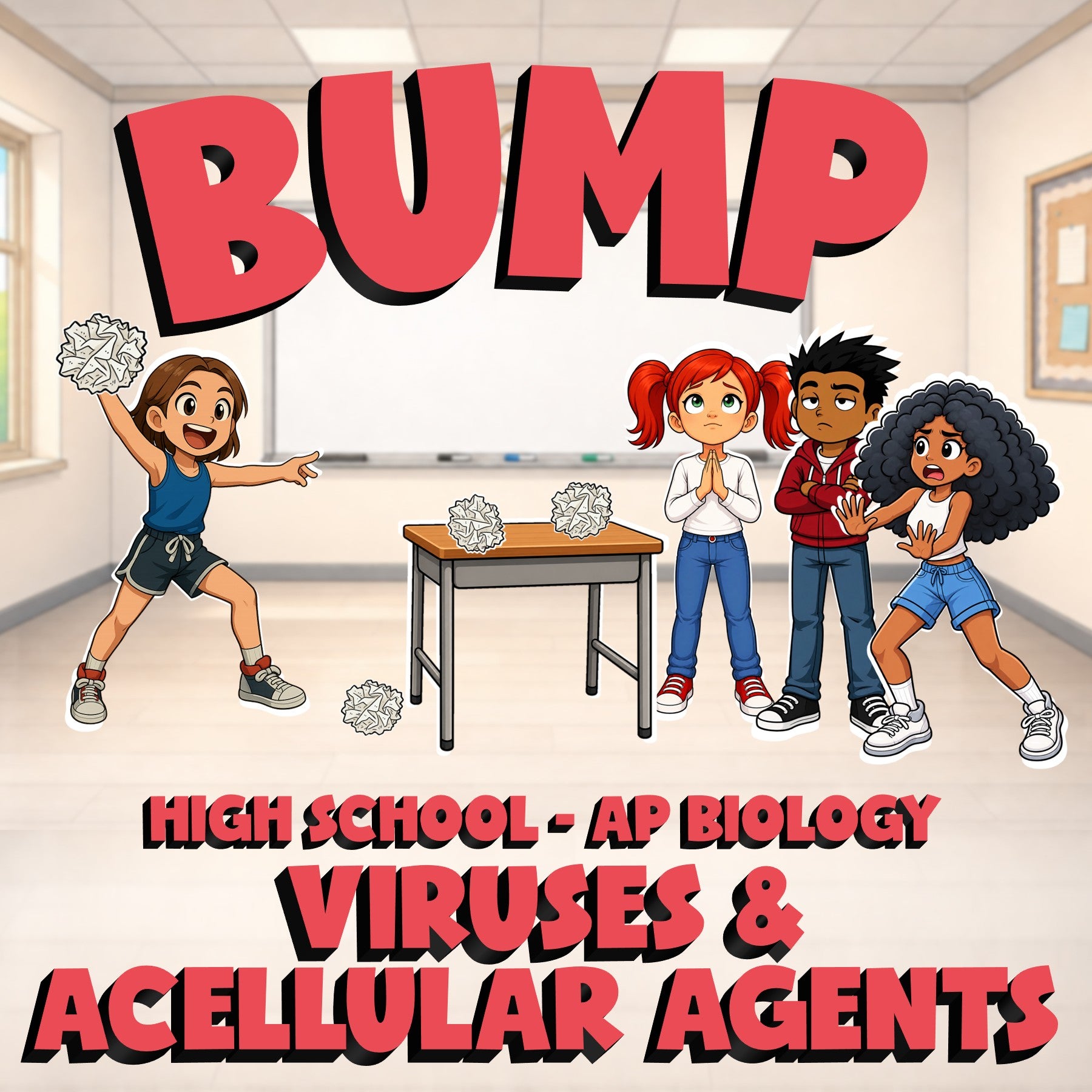 Viruses & Acellular Agents BUMP Science Game - No Prep AP Biology Review