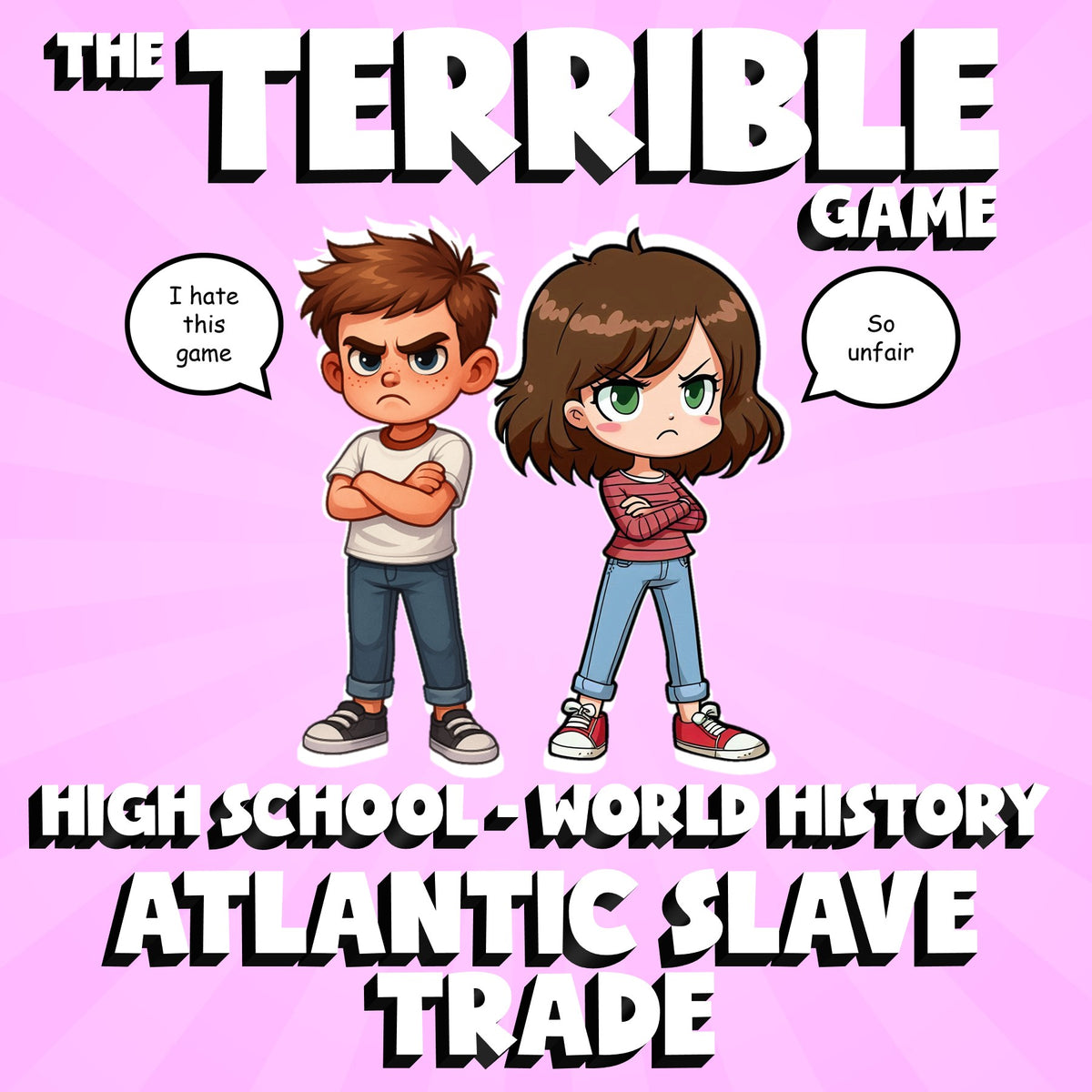 Atlantic Slave Trade THE TERRIBLE GAME - No Prep World History Review Activity