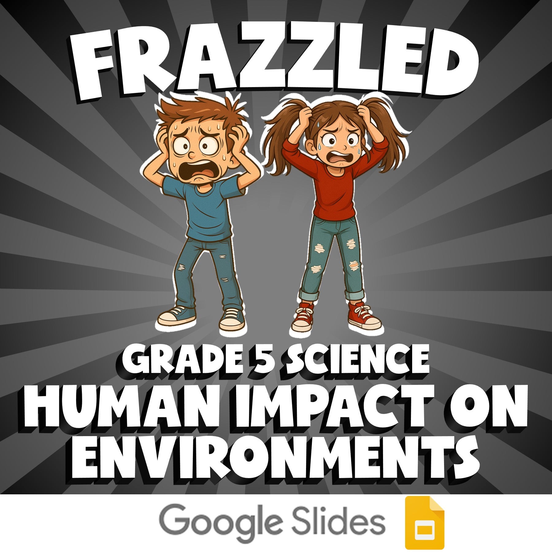 Human Impact on Environments FRAZZLED Science Game - No Prep Grade 5 Review
