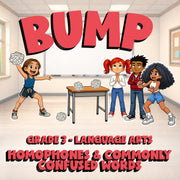 Homophones & Commonly Confused Words BUMP ELA Game - No Prep Grade 3 Review