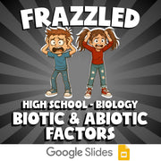 Biotic & Abiotic Factors FRAZZLED Science Game - No Prep Biology Review Activity