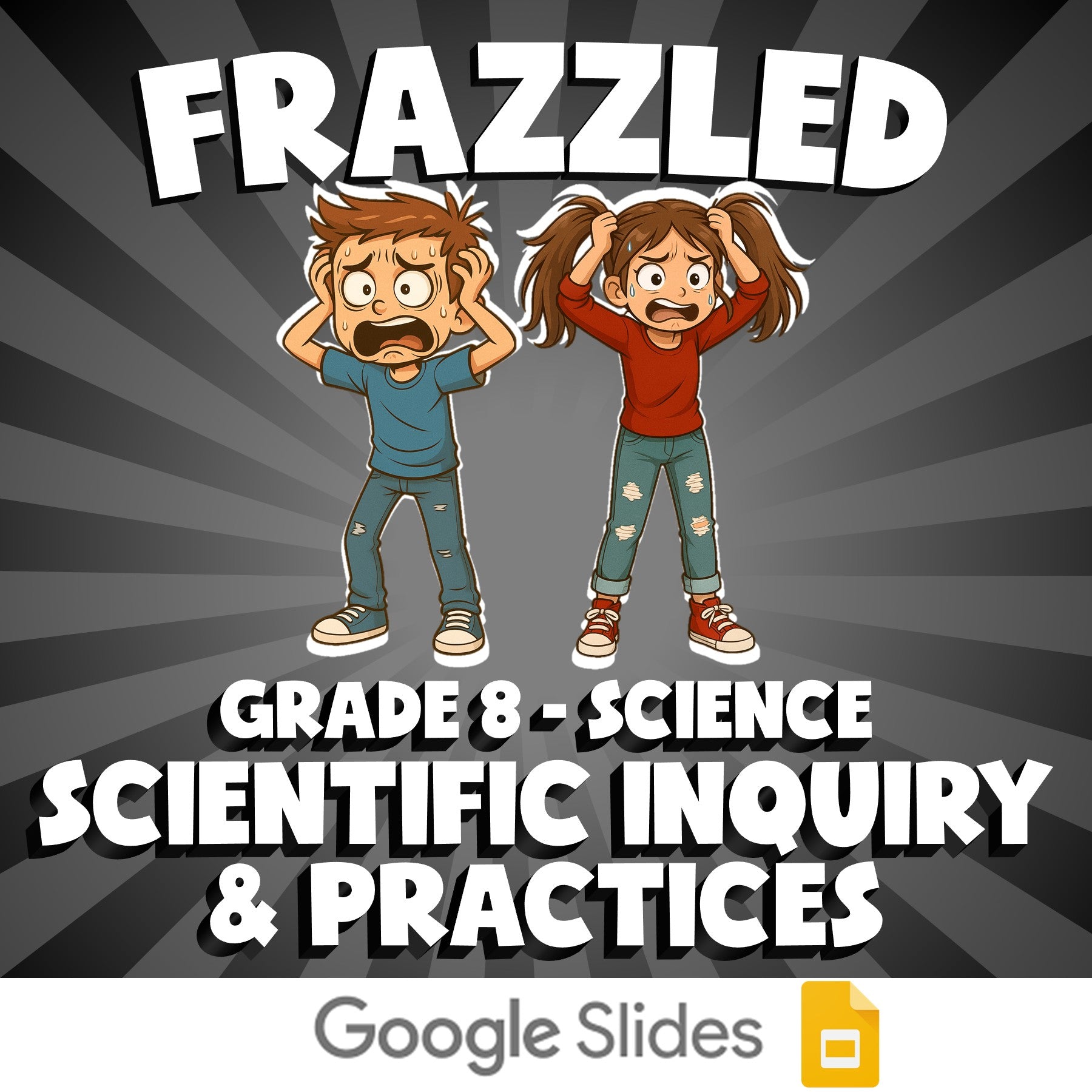 Scientific Inquiry & Practices FRAZZLED Science Game - No Prep Grade 8 Review