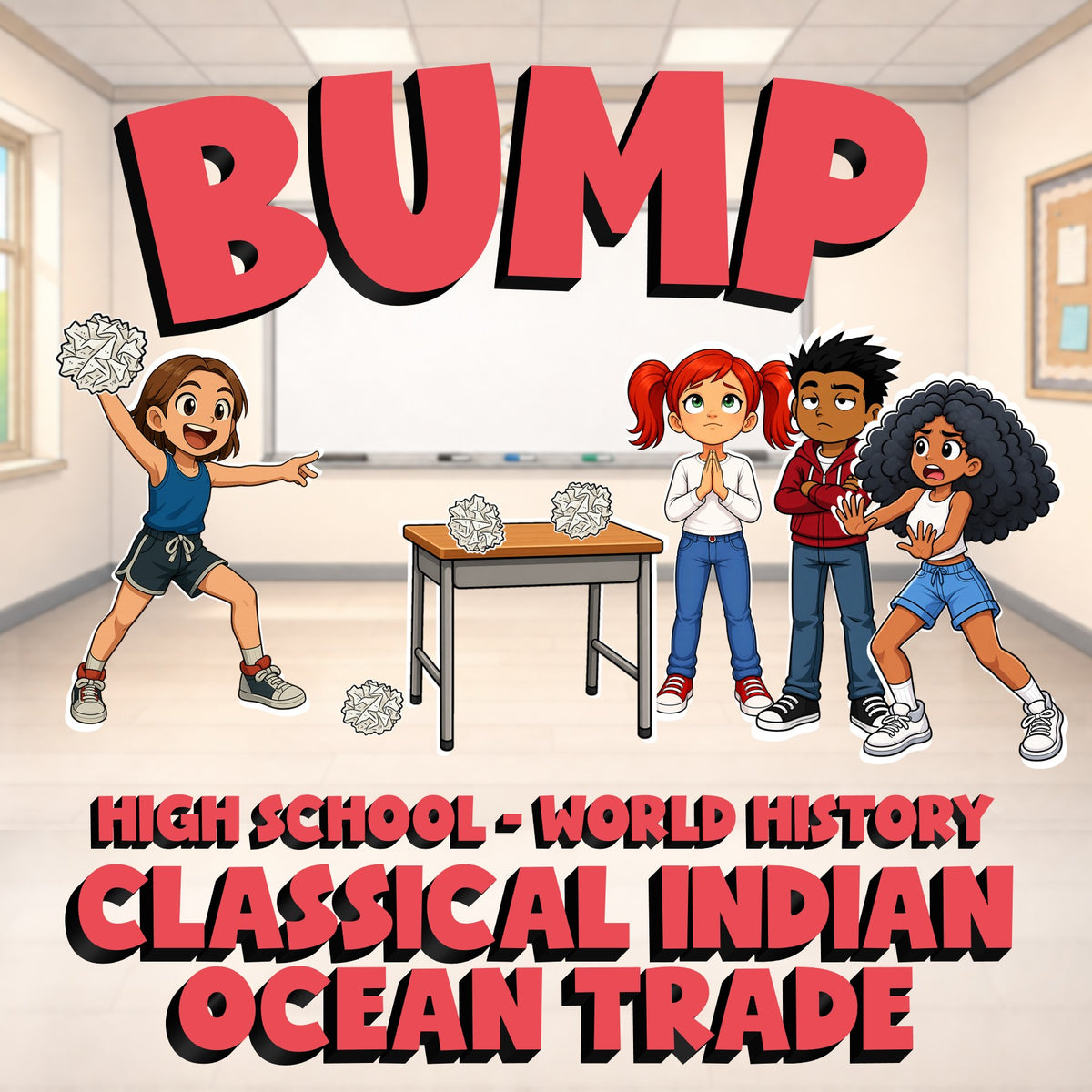 Classical Indian Ocean Trade BUMP Game - No Prep World History Review Activity