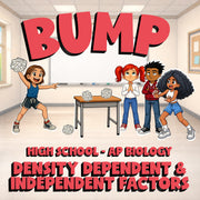 Density Dependent & Independent Factors BUMP Science Game - No Prep AP Biology