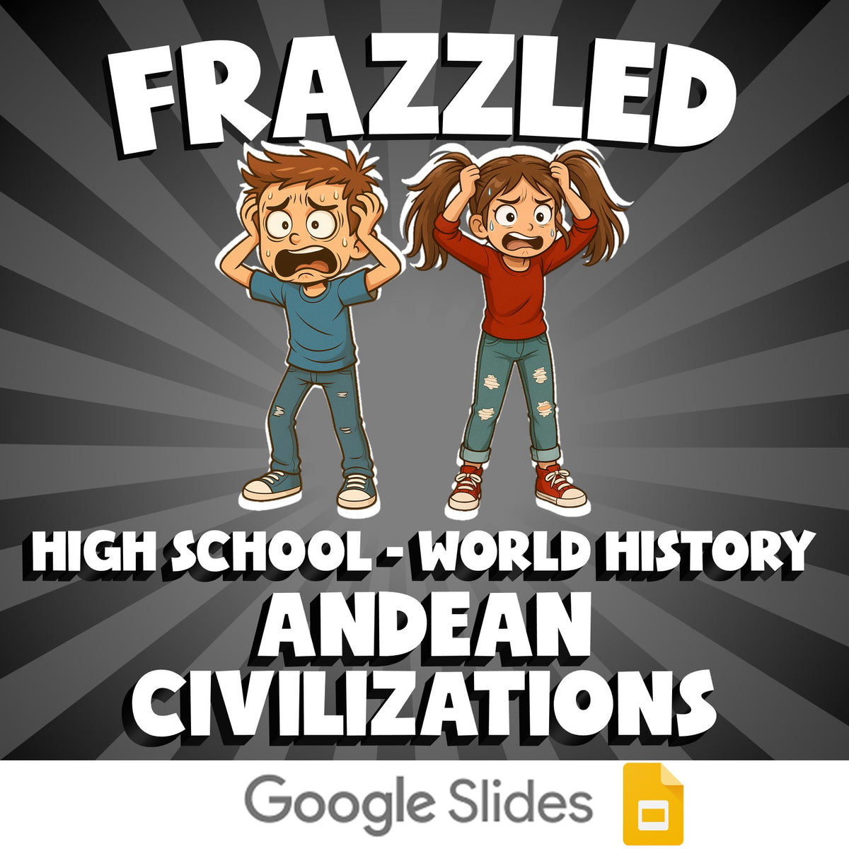 Andean Civilizations FRAZZLED Game - No Prep World History Review Activity