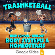 Body Systems & Homeostasis TRASHKETBALL Science Game - No Prep Biology Review
