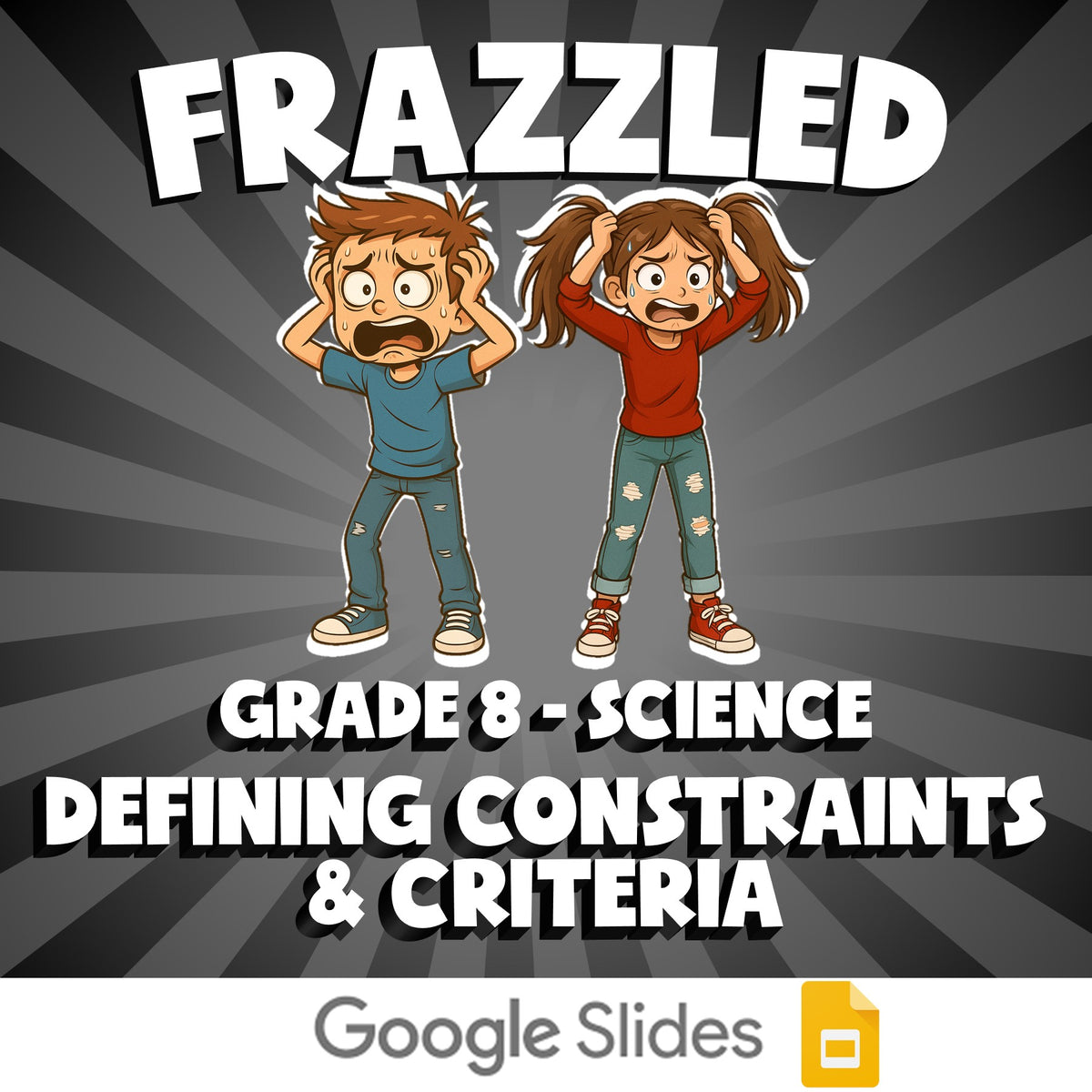 Defining Constraints & Criteria FRAZZLED Science Game - No Prep Grade 8 Review
