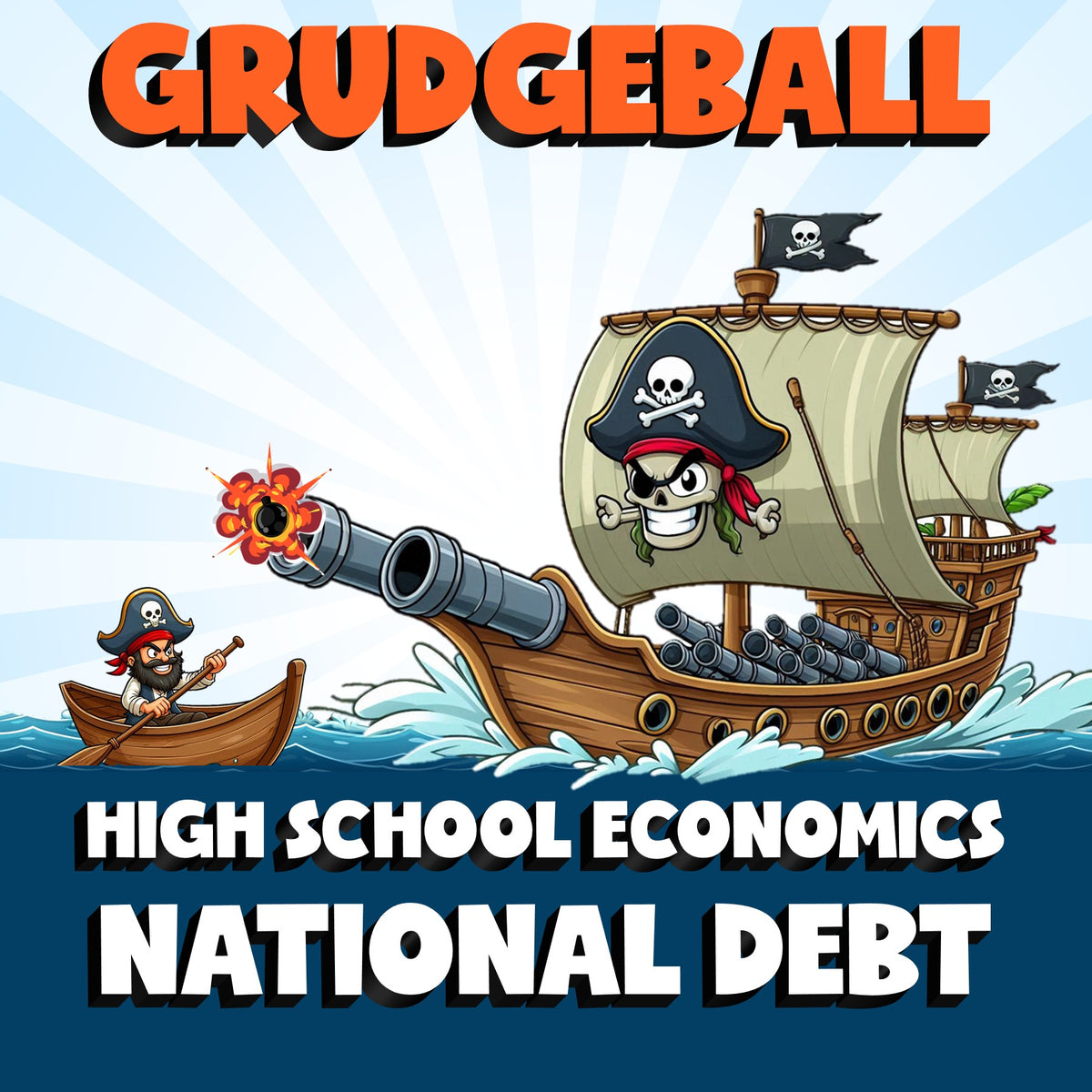 National Debt GRUDGEBALL Economics Game - No Prep Review Activity