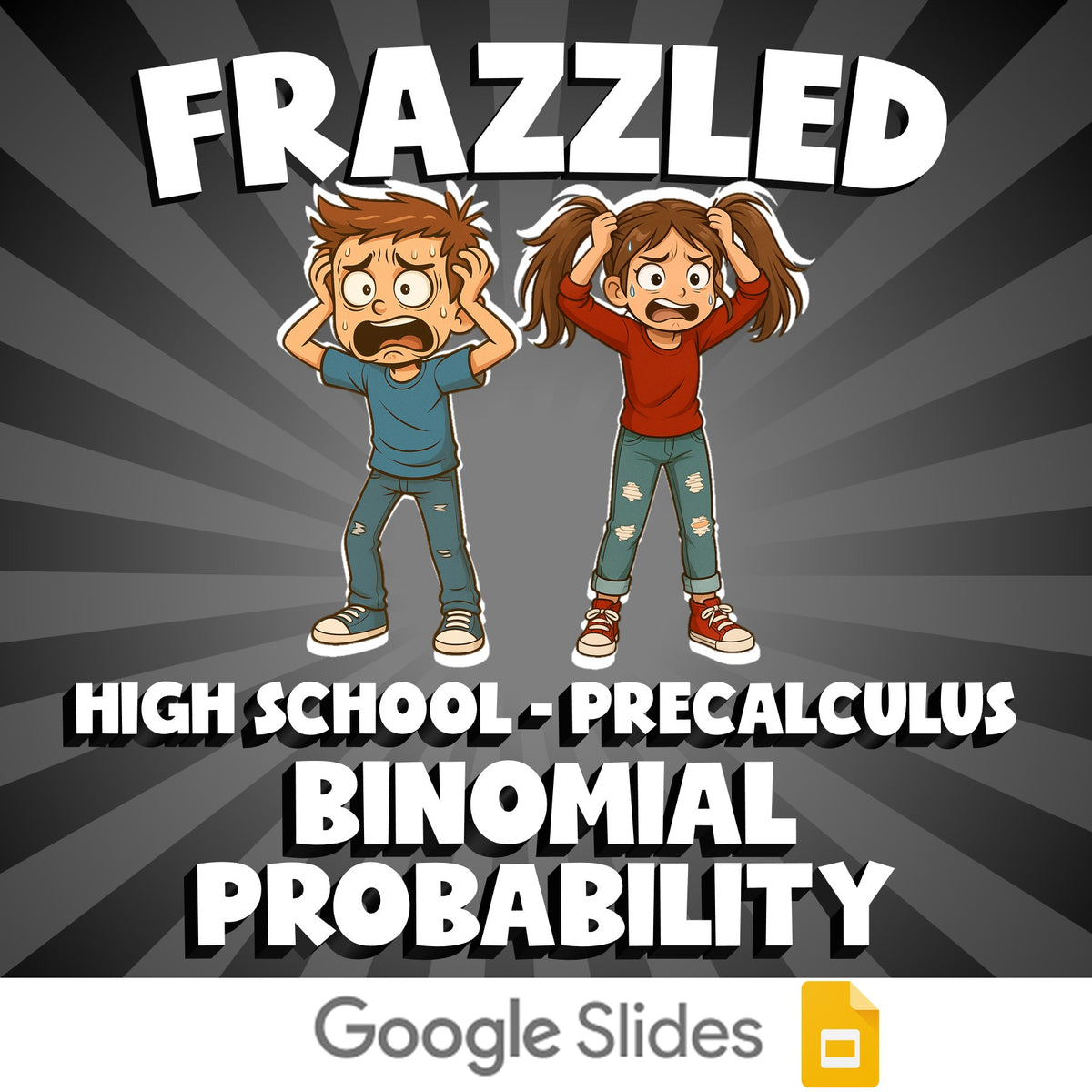 Binomial Probability FRAZZLED Math Game - No Prep PreCalculus Review Activity