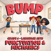 Punctuation & Mechanics BUMP ELA Game - No Prep Grade 6 Review Activity