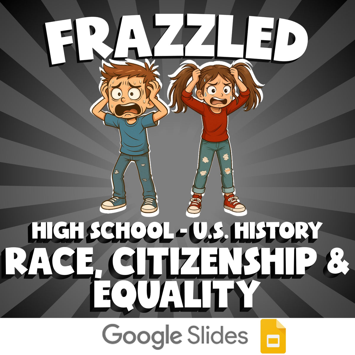 Race, Citizenship & Equality FRAZZLED U.S. History Game - No Prep Review