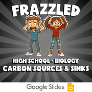Carbon Sources & Sinks FRAZZLED Science Game - No Prep Biology Review Activity