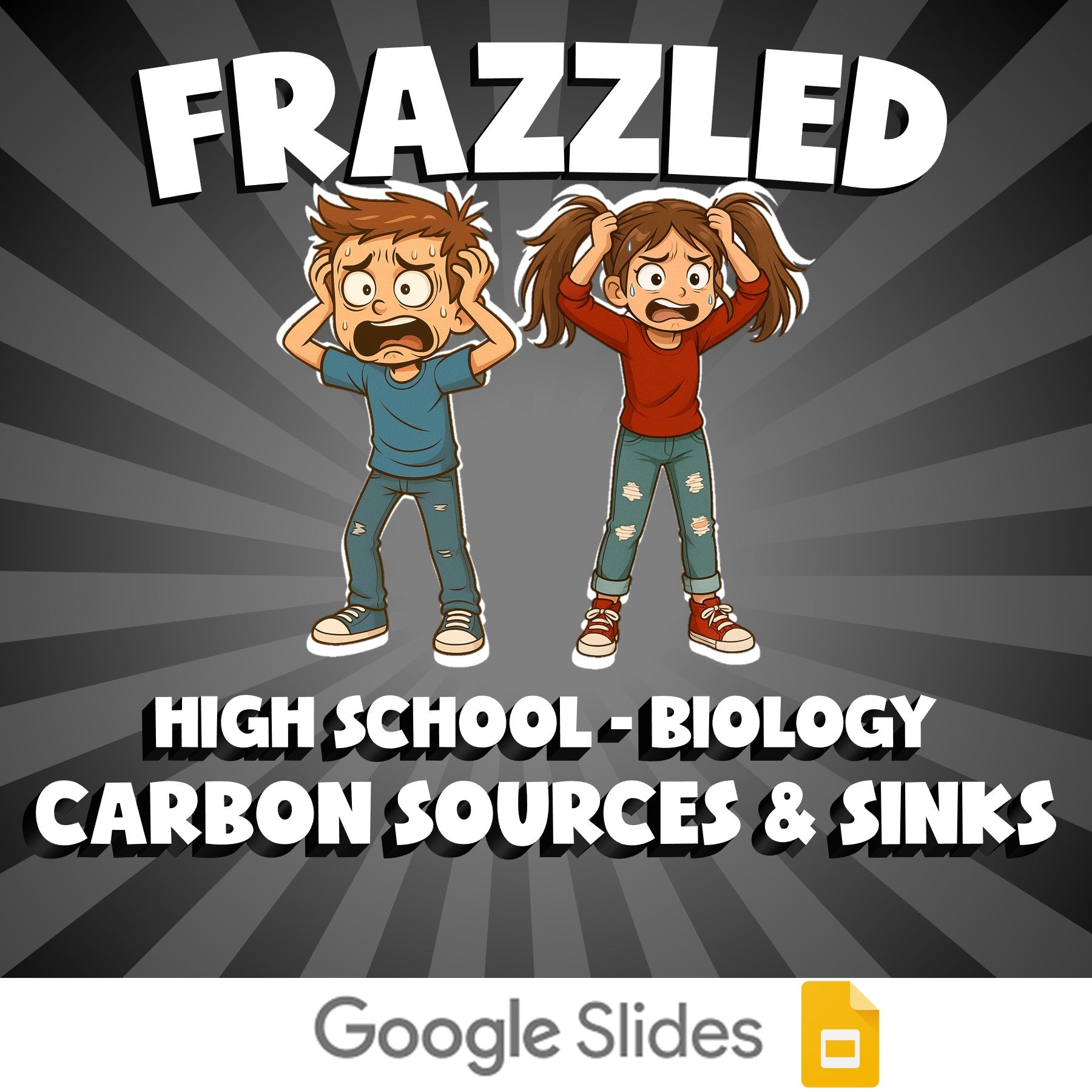 Carbon Sources & Sinks FRAZZLED Science Game - No Prep Biology Review Activity