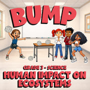 Human Impact on Ecosystems BUMP Science Game - No Prep Grade 3 Review Activity