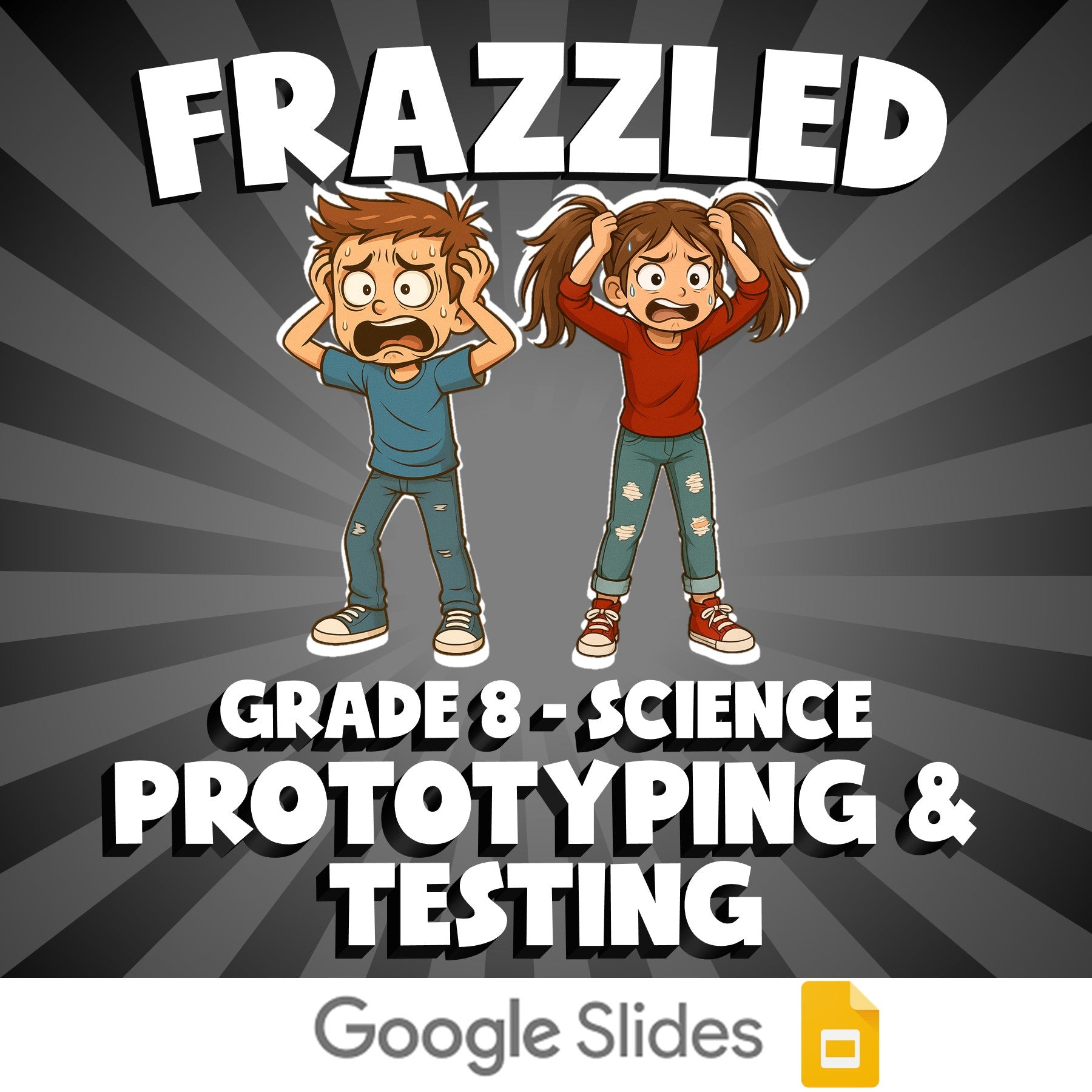 Prototyping & Testing FRAZZLED Science Game - No Prep Grade 8 Review Activity