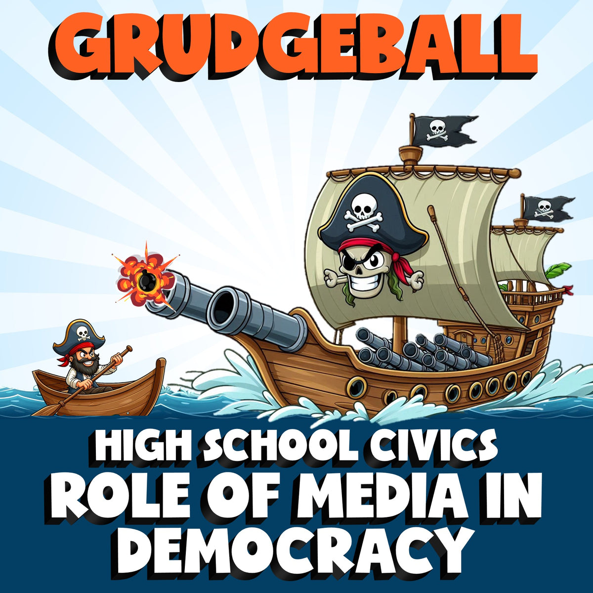 Role of Media in Democracy GRUDGEBALL Civics Game - No Prep Review Activity