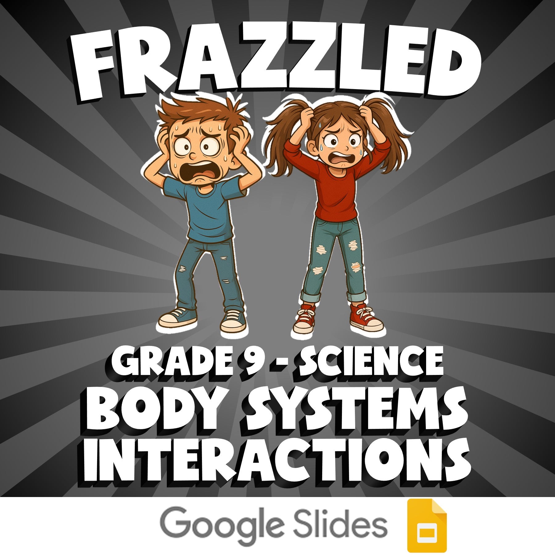 Body Systems Interactions FRAZZLED Science Game - No Prep Grade 9 Review