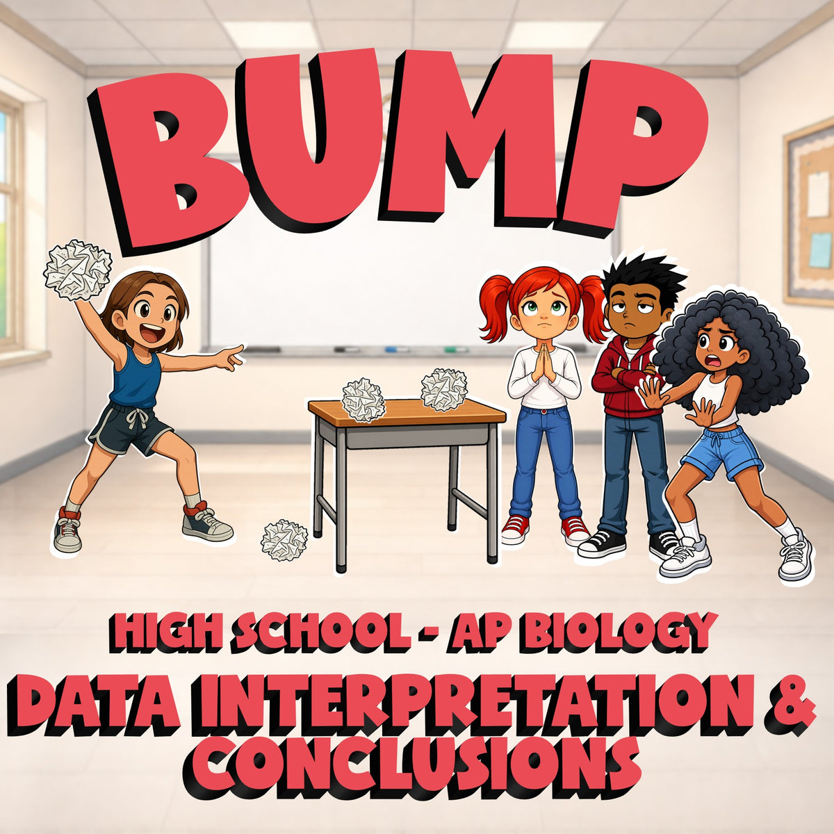 Data Interpretation & Conclusions BUMP Science Game - No Prep AP Biology Review