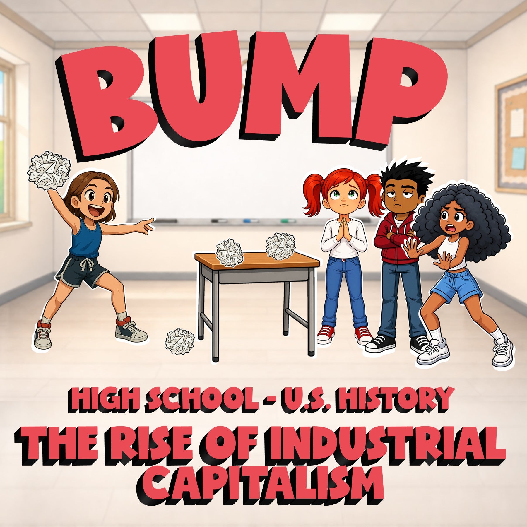 The Rise of Industrial Capitalism BUMP U.S. History Game - No Prep Review