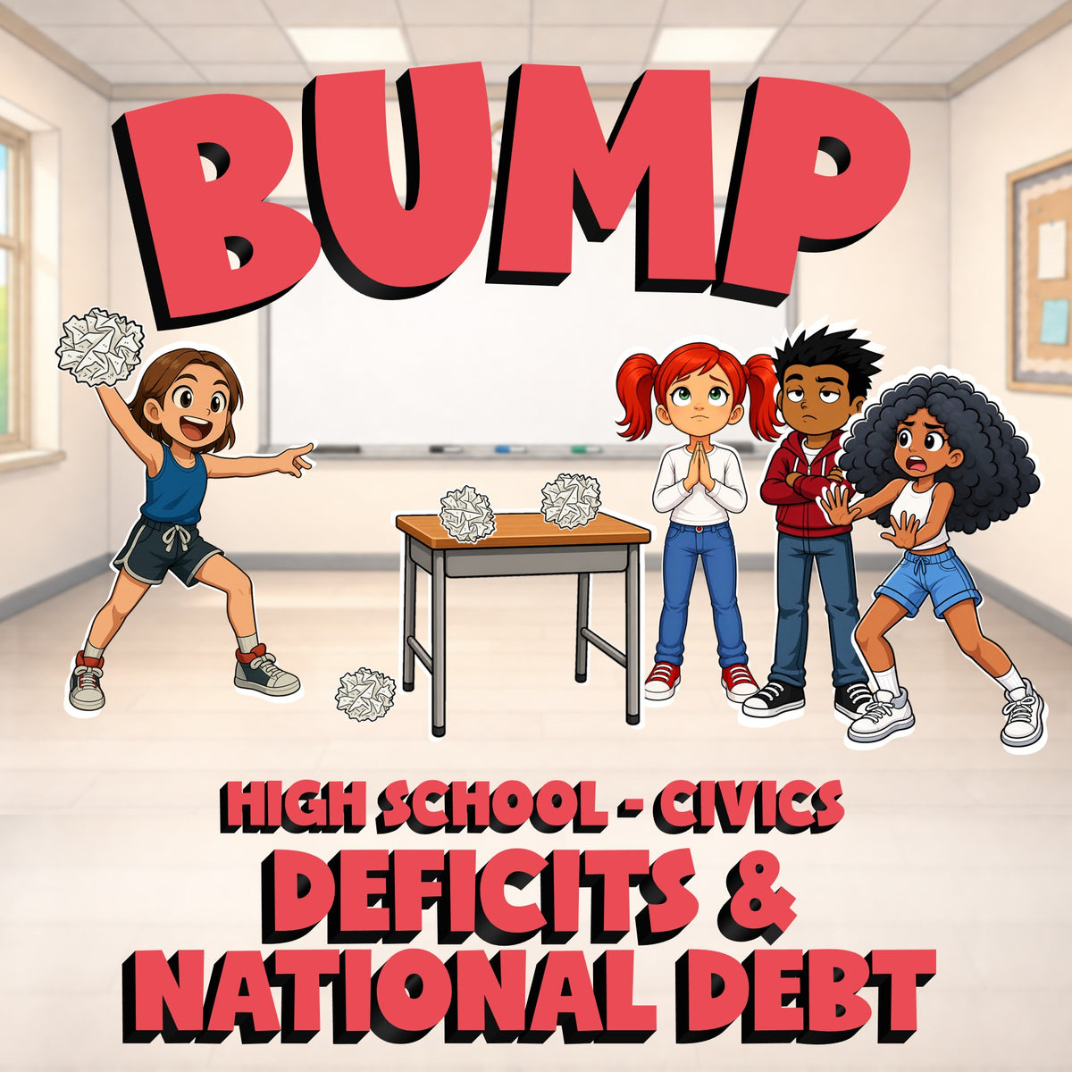 Deficits & National Debt BUMP Civics Game - No Prep Review Activity