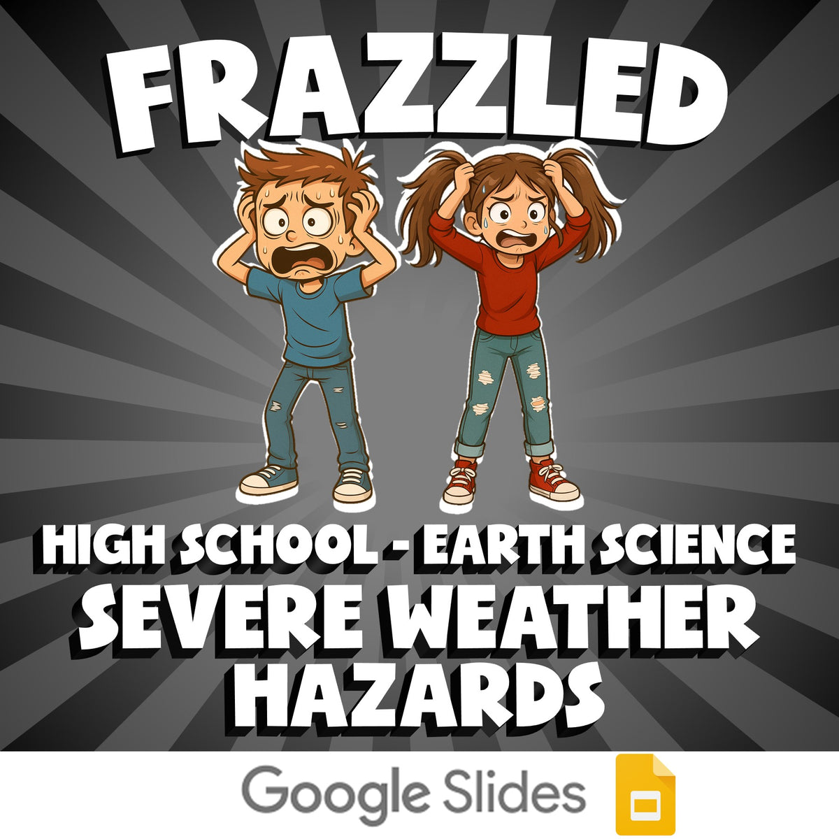 Severe Weather Hazards FRAZZLED Game - No Prep Earth Science Review Activity