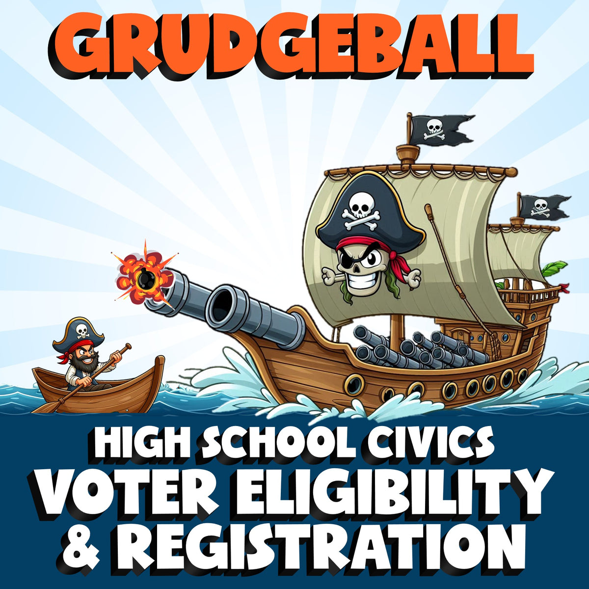 Voter Eligibility & Registration GRUDGEBALL Civics Game - No Prep Review