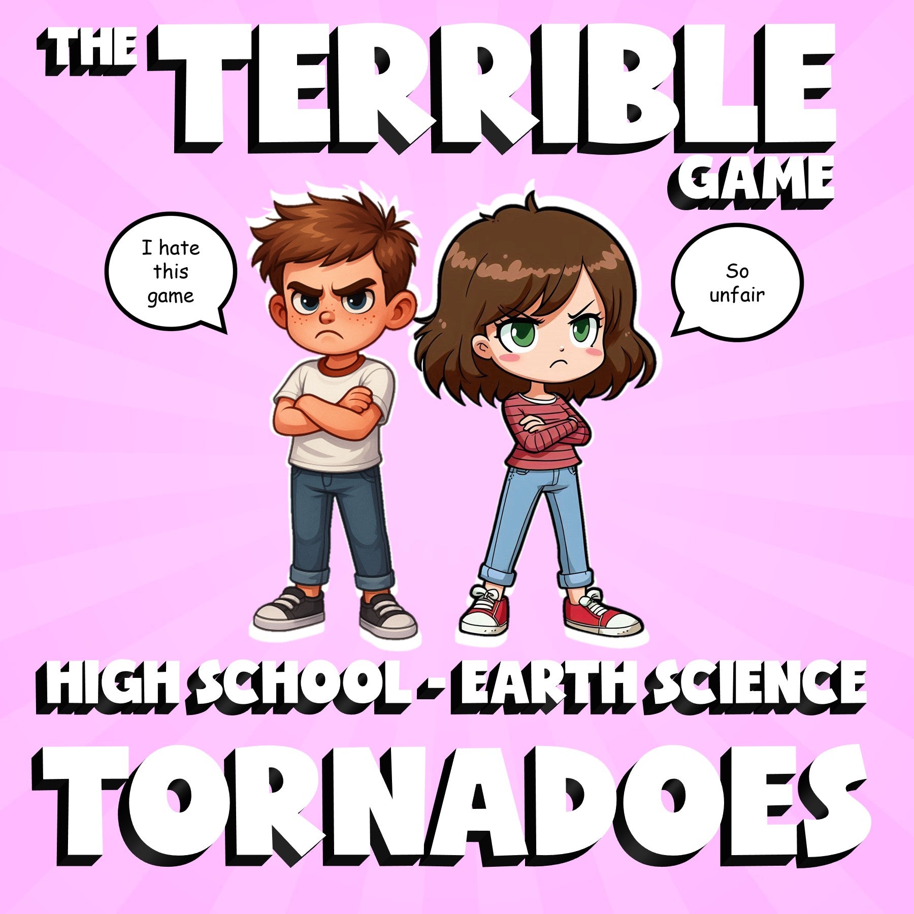 Tornadoes THE TERRIBLE GAME - No Prep Earth Science Review Activity