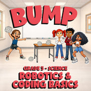Robotics & Coding Basics BUMP Science Game - No Prep Grade 5 Review Activity
