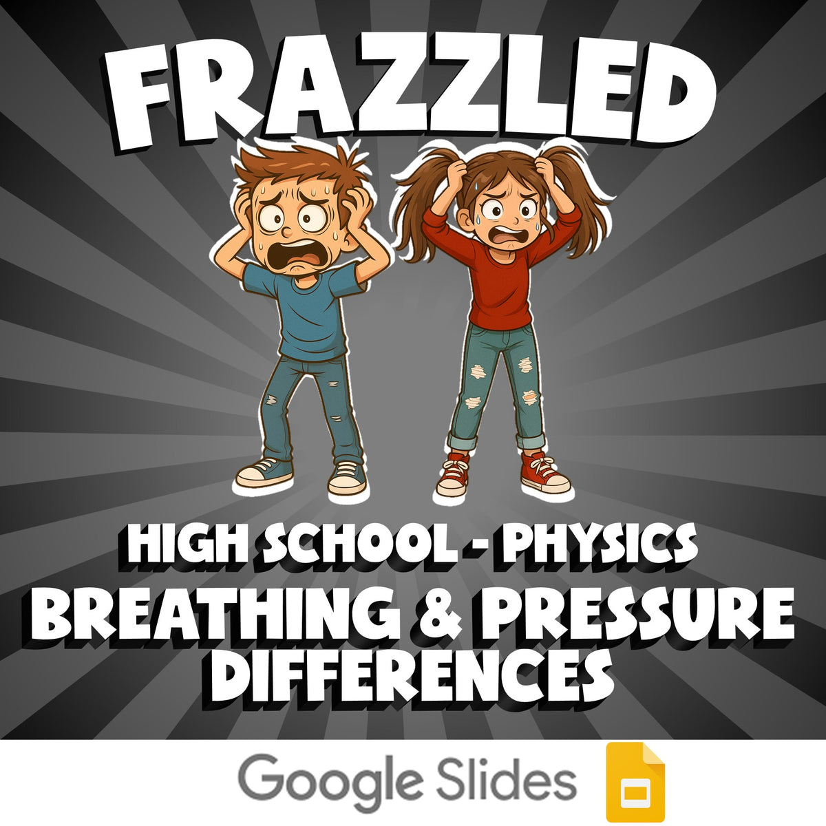 Breathing & Pressure Differences FRAZZLED Science Game - No Prep Physics Review