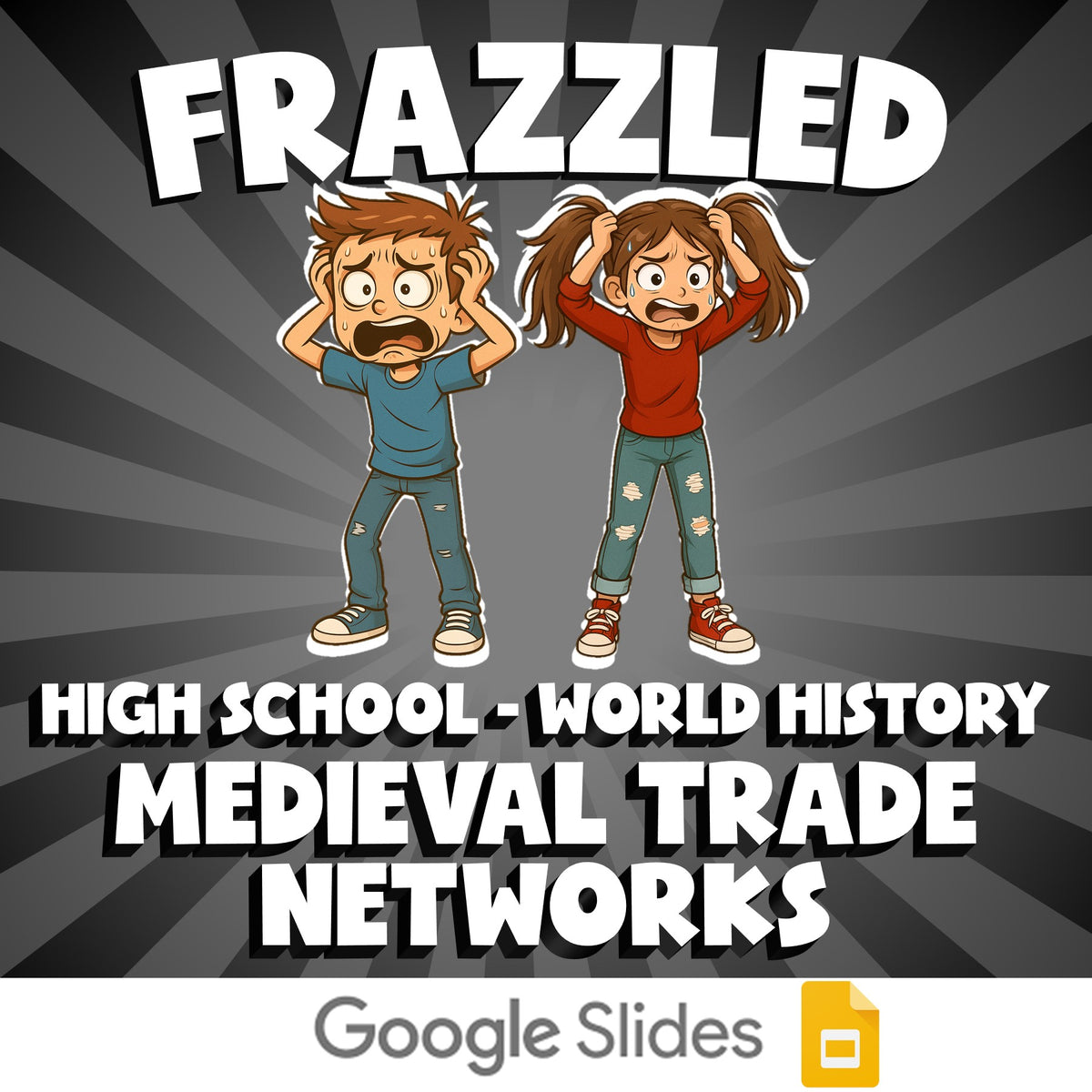 Medieval Trade Networks FRAZZLED Game - No Prep World History Review Activity