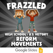 Reform Movements FRAZZLED U.S. History Game - No Prep Review Activity