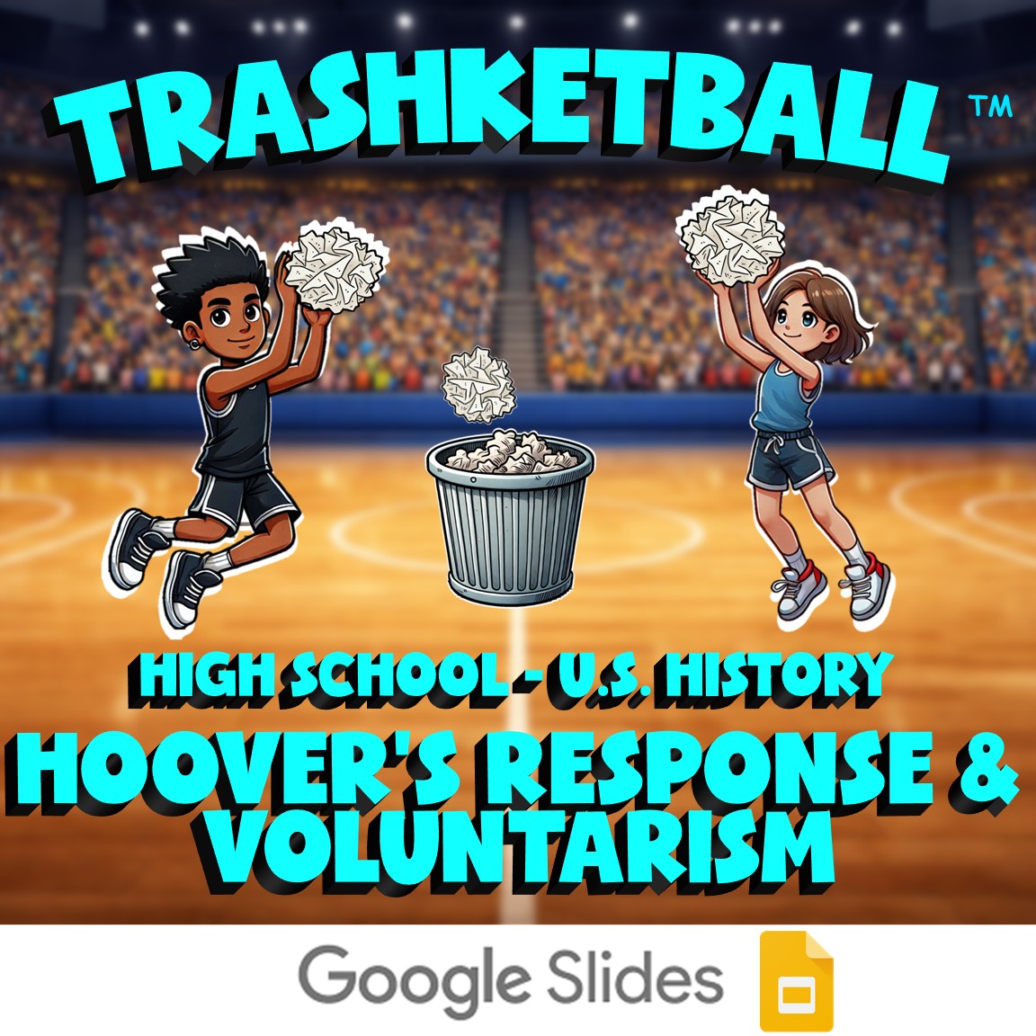 Hoover’s Response & Voluntarism TRASHKETBALL U.S. History Game - No Prep Review