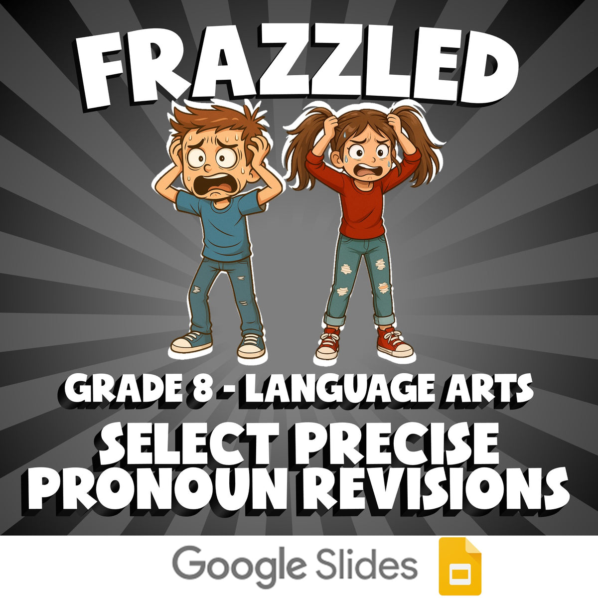 Select Precise Pronoun Revisions FRAZZLED ELA Game - No Prep Grade 8 Review