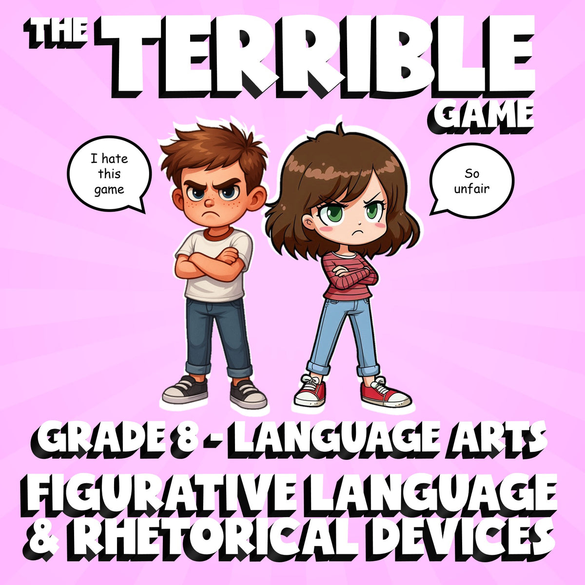 Figurative Language & Rhetorical Devices THE TERRIBLE GAME - Grade 8 ELA Review