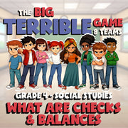 What Are Checks & Balances BIG TERRIBLE GAME - No Prep Grade 4 Socials Review