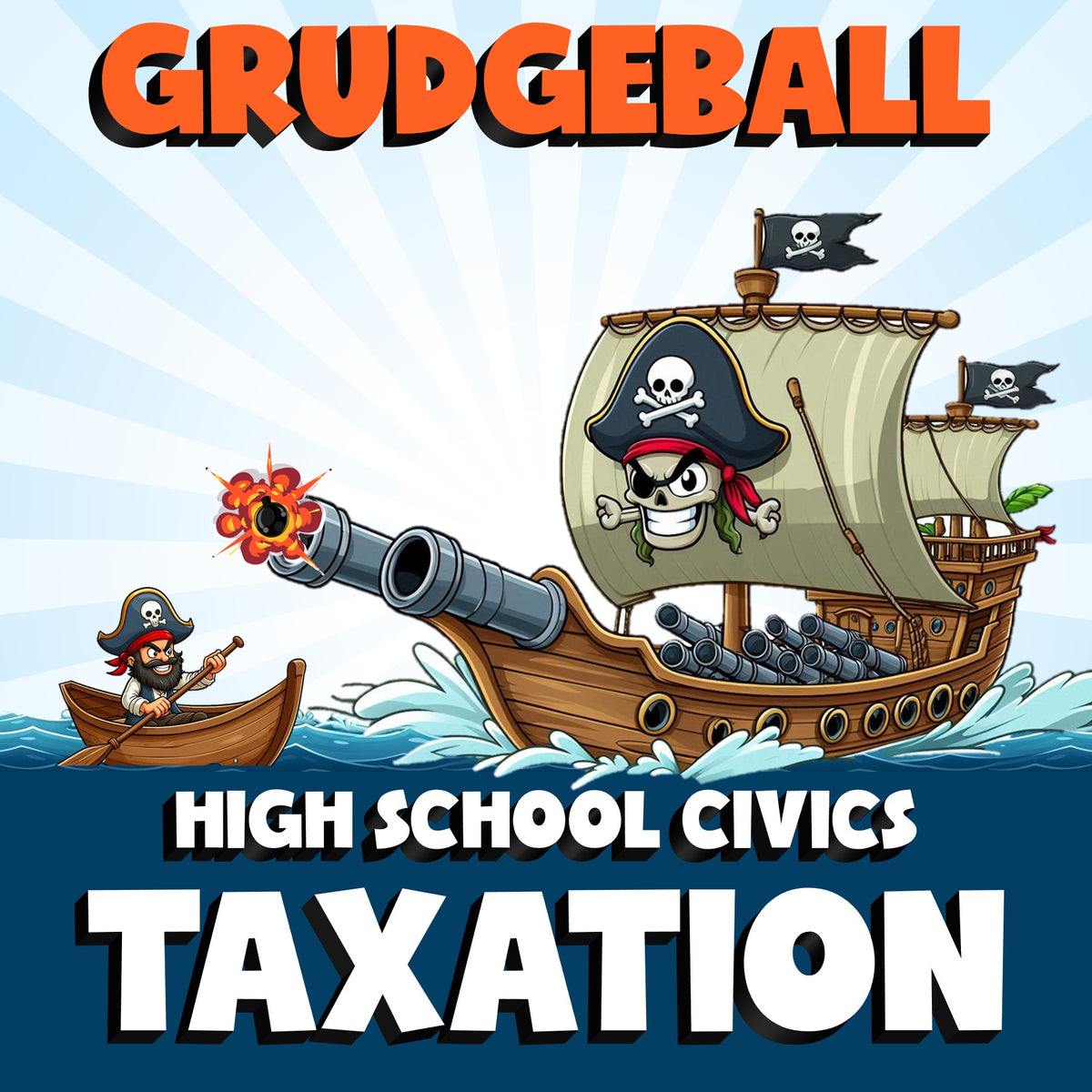 Taxation GRUDGEBALL Civics Game - No Prep Review Activity