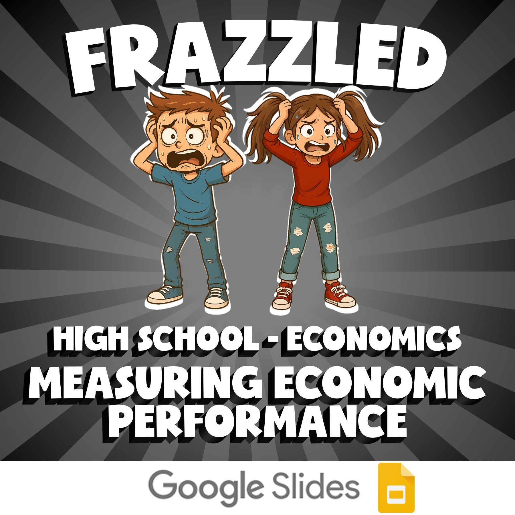 Measuring Economic Performance FRAZZLED Economics Game - No Prep Review Activity