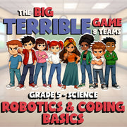 Robotics & Coding Basics BIG TERRIBLE GAME - No Prep Grade 5 Science Review