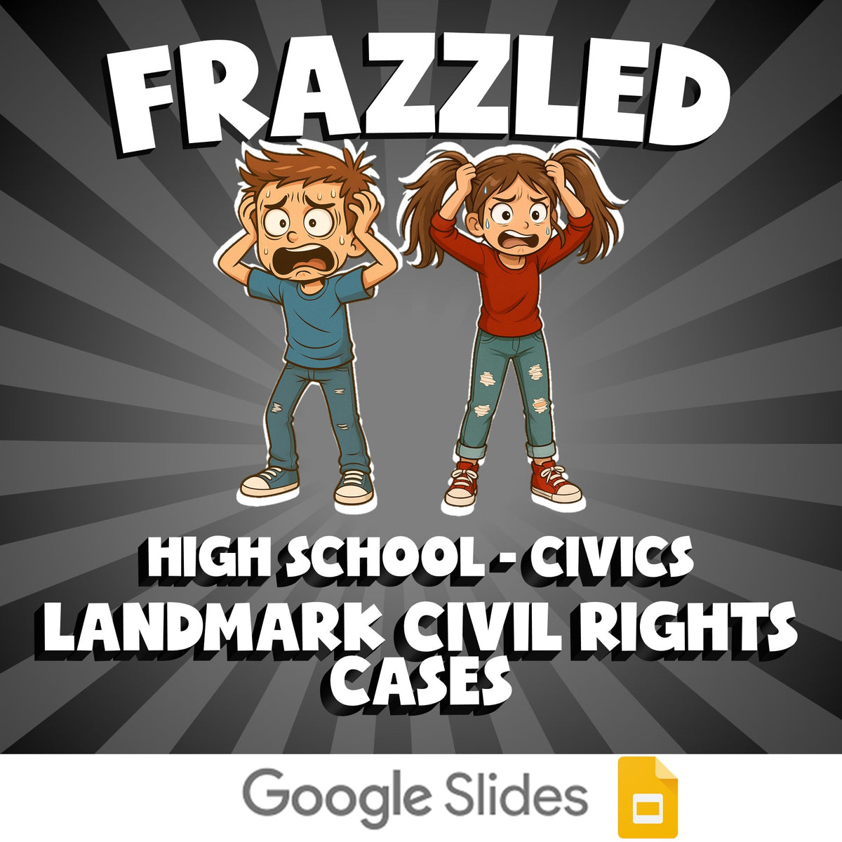 Landmark Civil Rights Cases FRAZZLED Civics Game - No Prep Review Activity