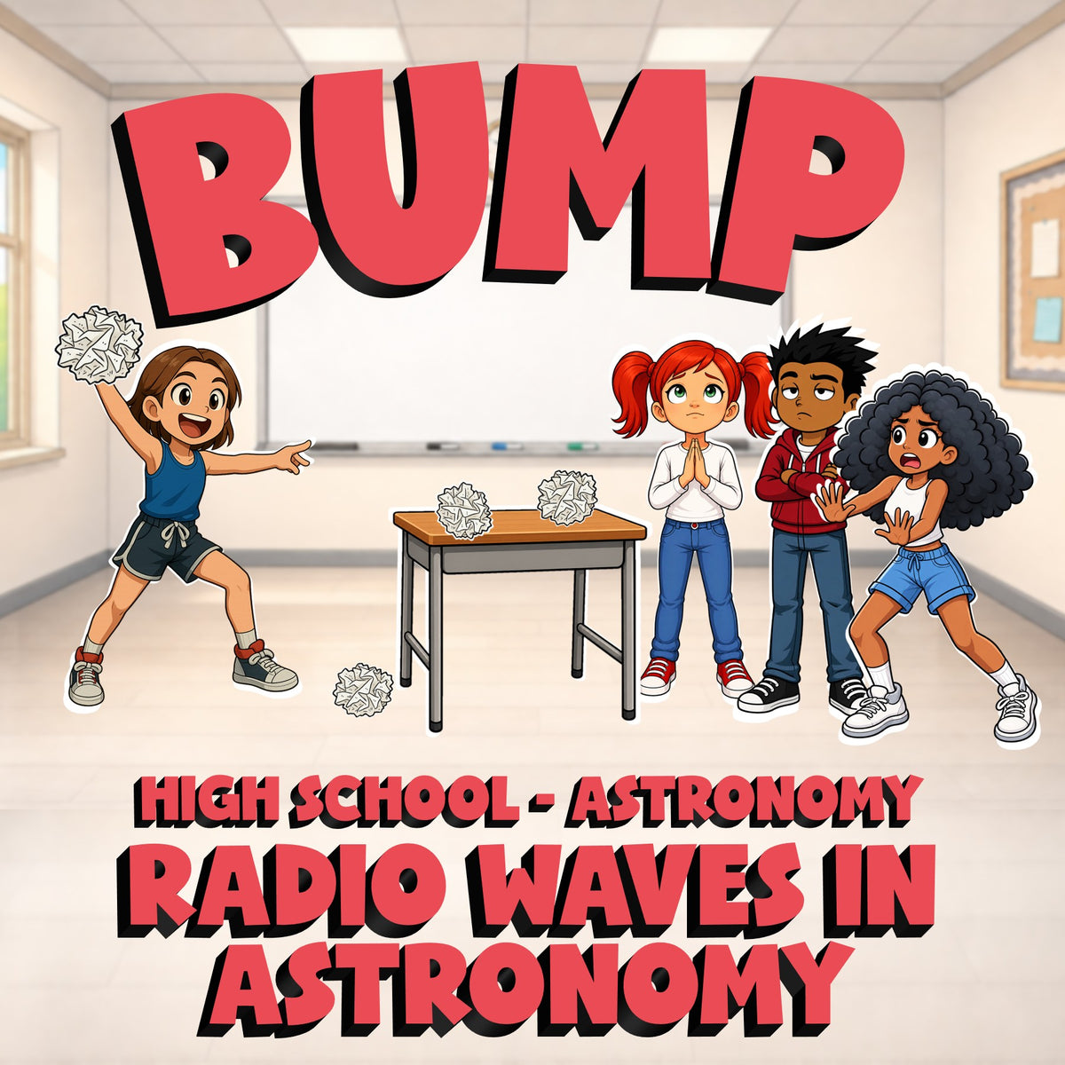 Radio Waves in Astronomy BUMP Science Game - No Prep Astronomy Review Activity