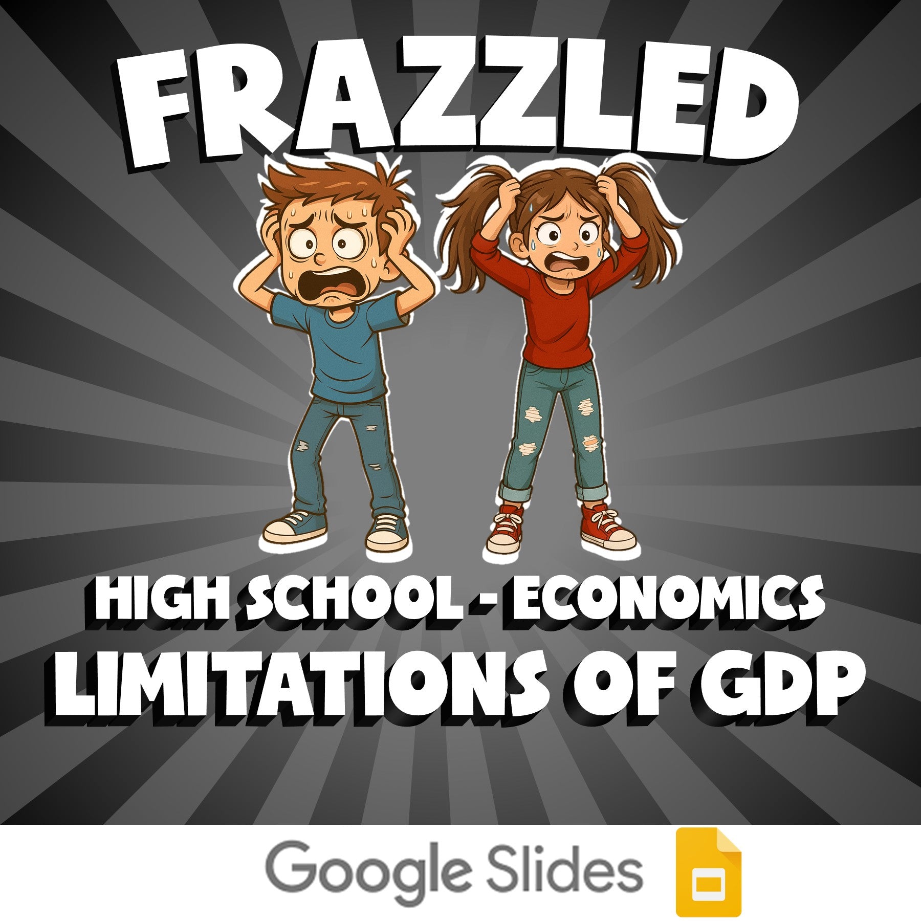 Limitations of GDP FRAZZLED Economics Game - No Prep Review Activity