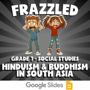 Hinduism & Buddhism in South Asia FRAZZLED Socials Game - No Prep Grade 7 Review
