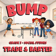 Trade & Barter BUMP Socials Game - No Prep Grade 3 Review Activity