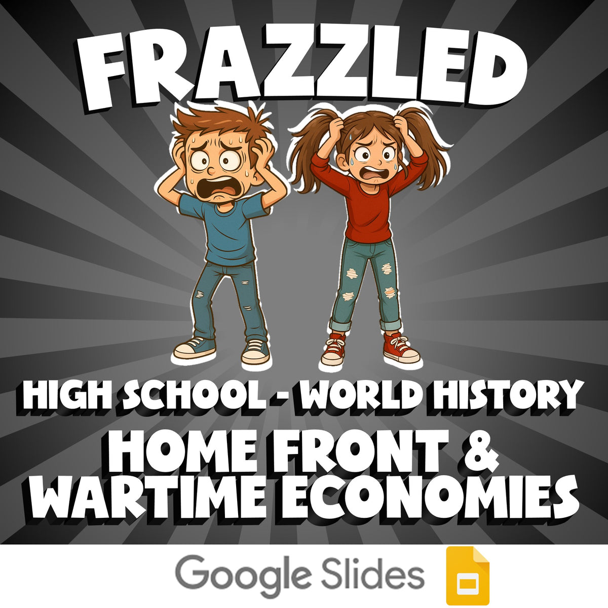 Home Front & Wartime Economies FRAZZLED Game - No Prep World History Review