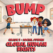 Global Human Rights BUMP Socials Game - No Prep Grade 5 Review Activity