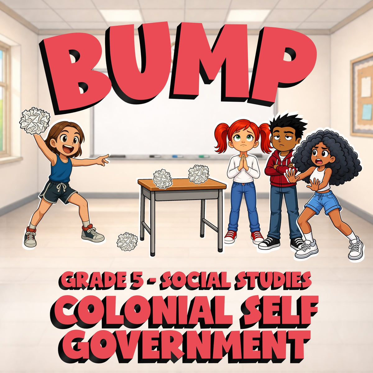 Colonial Self Government BUMP Socials Game - No Prep Grade 5 Review Activity