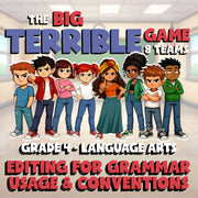 Editing for Grammar Usage & Conventions BIG TERRIBLE GAME - Grade 4 ELA Review