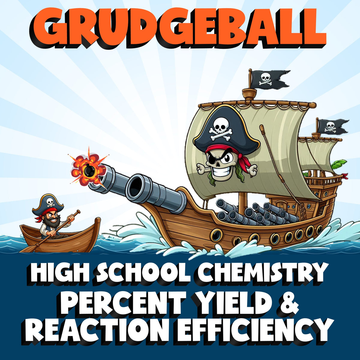 Percent Yield & Reaction Efficiency GRUDGEBALL Science Game - No Prep Chemistry