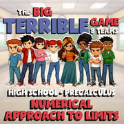 Numerical Approach to Limits BIG TERRIBLE GAME - No Prep PreCalculus Math Review