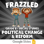 Political Change & Reform FRAZZLED Socials Game - No Prep Grade 8 Review